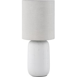 Moderne Tafellamp  Clay - Kunststof - Bruin