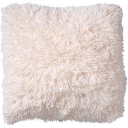 Dutch Decor GULLY - Kussenhoes fluffy ivoor 45x45 cm - wit - Dutch Decor