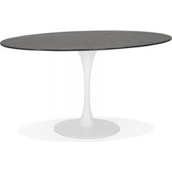 CHAMAN eettafel 160x105x73 cm Zwart