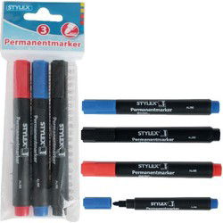 Stylex Permanent Markers 3 stuks