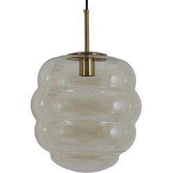 Light & Living - hanglamp - Misty - goud - glas - Ø 30cm - E27 - 2961283