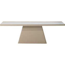 Eettafel Rechthoek 160cm - Beige Eco Composiet - Avia