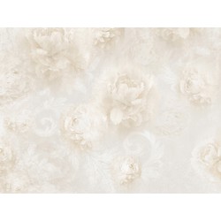 Sanders & Sanders fotobehang bloemen lichtbeige - 360 x 270 cm - 600513