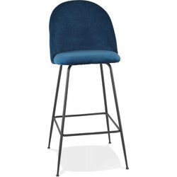 DUPONT barkruk 58x51x105 cm Blauw