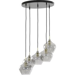 Light and Living hanglamp  - brons - glas - 2948927