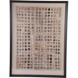 PTMD Wandpaneel Carmell - 90x6x120 cm - Polyester - Creme