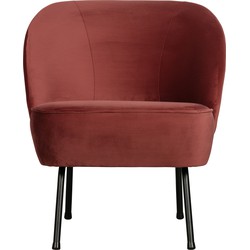 BePureHome Vogue Fauteuil -Polyester - Chestnut - 69x57x70