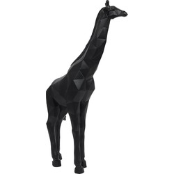 Decoratief beeld Giraffe Origami - Zwart - XL - H40 cm
