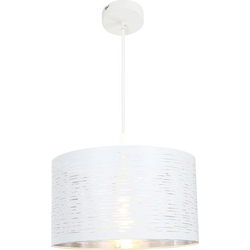 Moderne hanglamp Barca - L:38cm - E27 - Metaal - Wit