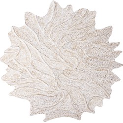 PTMD Ceanna Cream MDF Wall Panel Wavy Round L
