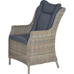 Osborne dining fauteuil - havanna sand - reflex black