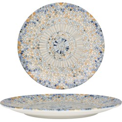 Bonna Dinerbord - Luca Mosaic - Porselein - 27 cm - set van 6