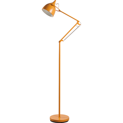 energie  A++, Staande lamp Reader - geel metaal, Zuiver