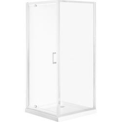 DARLI II - Douchecabine - Zilver - 90 x 90 x 185 cm - Veiligheidsglas