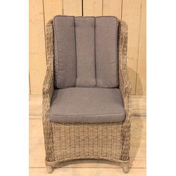 Darwin stoel natural kobo grey