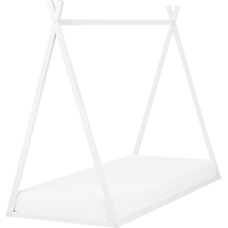 SAURAT - Kinderbed - Wit - 90 x 200 cm - Dennenhout