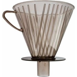 Cosy & Trendy Koffie filter - 4 tot 6 koppen - bruin - kunststof - koffiefilterhouder - voor onderweg - Koffiefilters