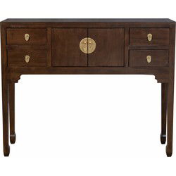 Fine Asianliving Chinese Sidetable Bruin Earthy Brown - Orientique