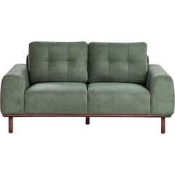 Beliani LAURILA - Tweezitsbank-Groen-Polyester