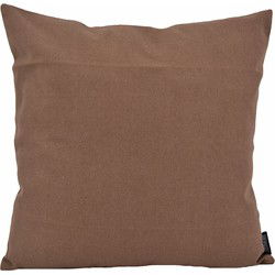 Sierkussen Uni Donkerbruin | 45 x 45 cm | Katoen/Polyester