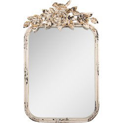 Clayre & Eef Tafelspiegel Beige Metaal
