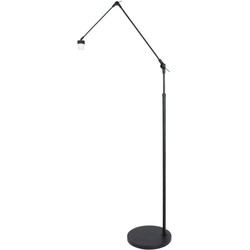 Moderne Vloerlamp Luxora Zwart