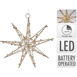 Star 20Led 30 cm Goud Diamond