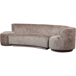 WOOOD Combi-Popular Modulaire Bank - Chenille - Taupe - 72x345x97