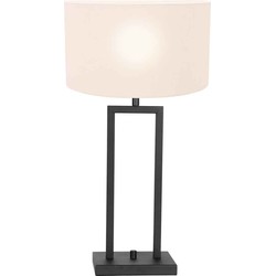 Steinhauer tafellamp Stang - zwart - metaal - 30 cm - E27 fitting - 8209ZW