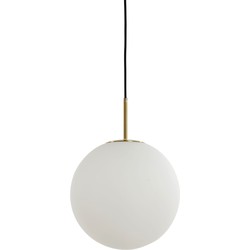 Hanglamp Medina - Wit Glas - Ø30cm