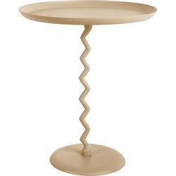Leitmotiv - Bijzettafel Zig Zag Large - Zachtbruin