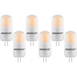 Groenovatie G4 LED Lamp 3W COB Warm Wit Dimbaar 6-Pack