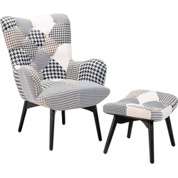 Beliani VEJLE - Fauteuil-Multicolor-Polyester