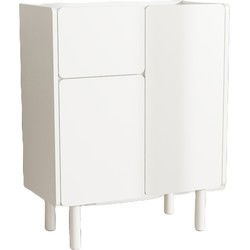 Kast Wit Metaal - 80x40x100cm - Bera