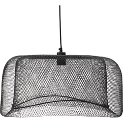 PTMD Belton Black mesh iron hanging lamp round
