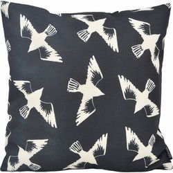 Black Birds | 45 x 45 cm | Kussenhoes | Katoen/Linnen