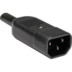 Mannelijke ac-connector voor kabel 10 a - Velleman