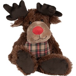 Clayre & Eef Knuffel Rendier 35 cm Bruin Pluche