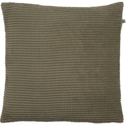 Dutch Decor KERSTEN - Kussenhoes olijf 50x50 cm - groen