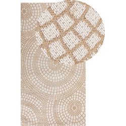 Beliani ARIBA - Gevlochten-Beige-Jute