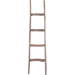 Handdoekhouder / Decoratie ladder 34x6x130 cm