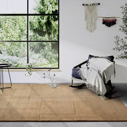 Villeroy & Boch - Laagpolig vloerkleed Wol - Charlotte - Koper / Bruin - 160x230 cm