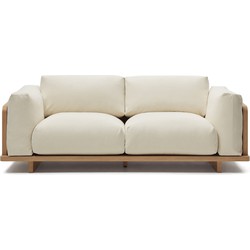 Kave Home - Oaq 3 zitsbank beige 225 cm FSC Mix Credit