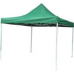 Partytent Easy Up 2,5 x 2,5 meter ALU frame zonder zijwanden in Groen
