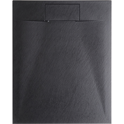 AZZURRO - Douchebak - Zwart - 100 x 80 x 3 cm - SMC (kunststof)