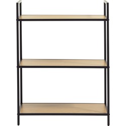 Boekenkast Naturel Eiken - Open Kast - 70x35x88,8cm - Altino