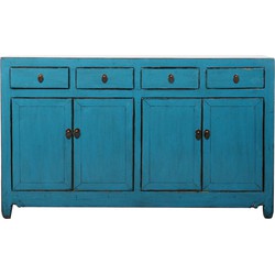 Fine Asianliving Antieke Chinese Dressoir Blauw High Gloss