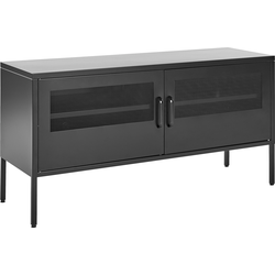 Beliani MORLEY - Sideboard-Zwart-Staal