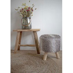 Vloerkleed Ø150cm Jute - Naturel - Kleed Bombay