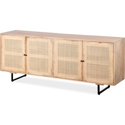 Lewis & Loft Dressoir Lucas – Met 4 deuren – FSC® mangohout